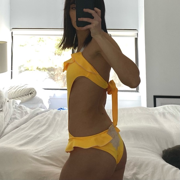 Undrest Cut Out Halter One Piece Swimsuit - Picture 1 of 6